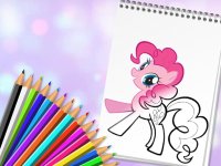 Cute Pony Coloring Book