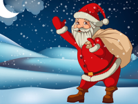 Santa Claus Gift Bag Jigsaw